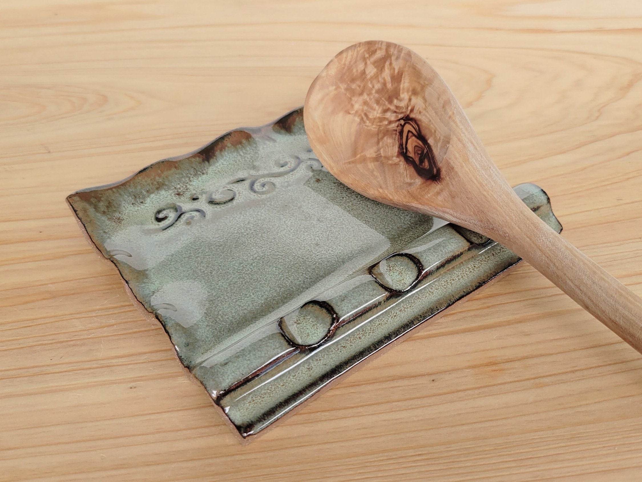 Spoon Rest by Crooked Tree Ceramics – Pop Cycle Tucson